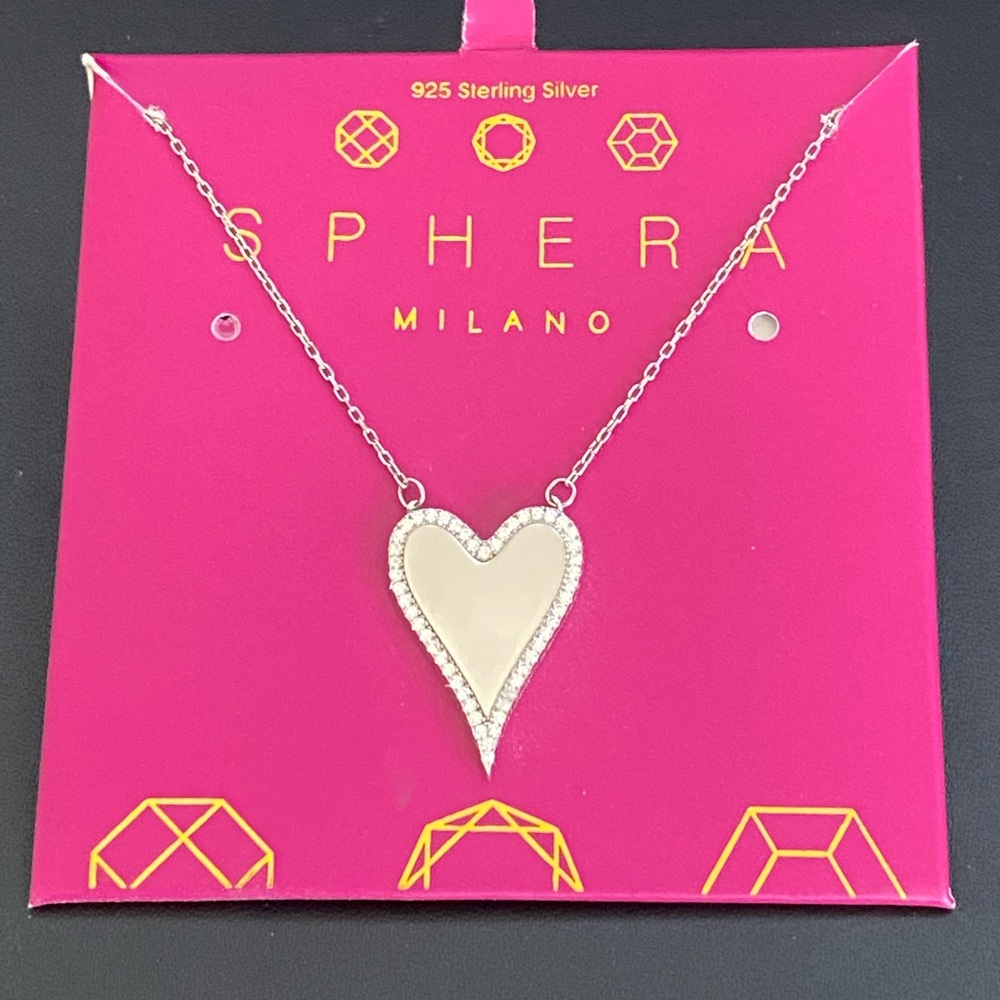 New Sphera Milano sterling silver heart